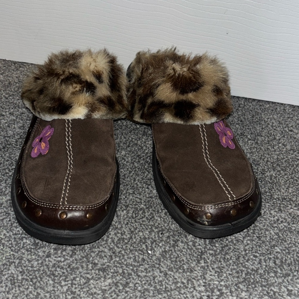 ROMIKA faux fur lined flower clogs women’s eur 40/ US 9.5 - Picture 2 of 8